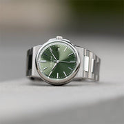 【正規取扱店】 CORNICHE :La Grande Corniche Steel with Verte Olive dial